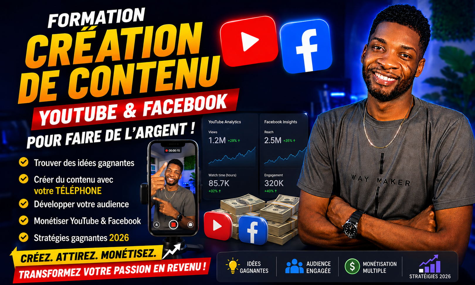 Learn How to Build, Grow, and Monetize YouTube & Facebook Channels in 2026