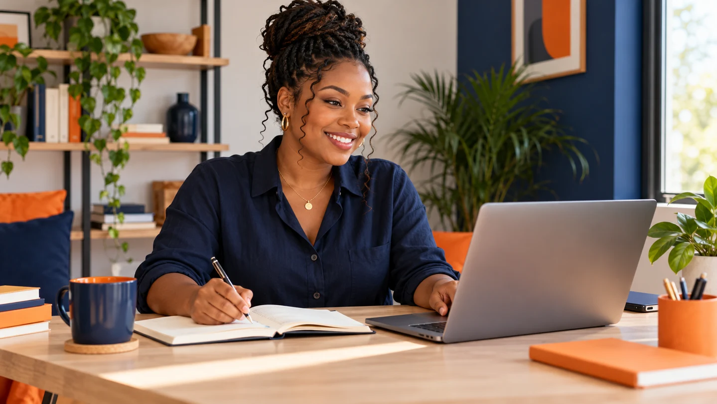 A learner exploring online courses and planning her next skill